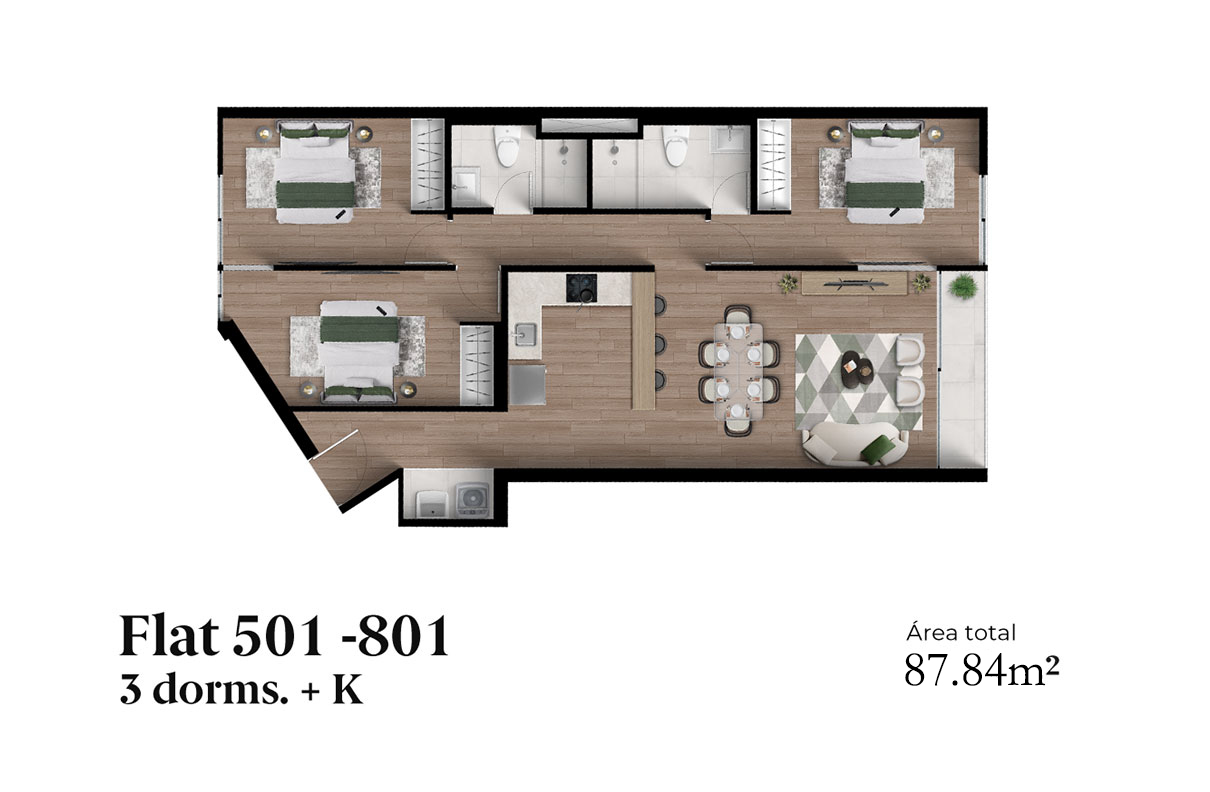 flat 501 - 801