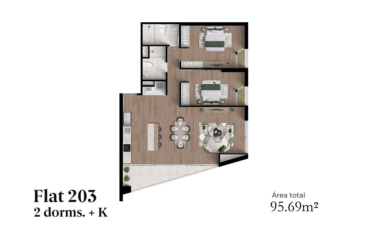 flat 203