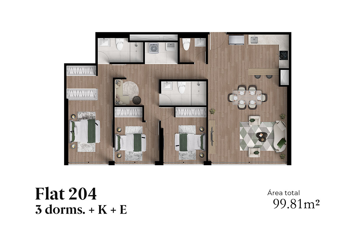 flat 204